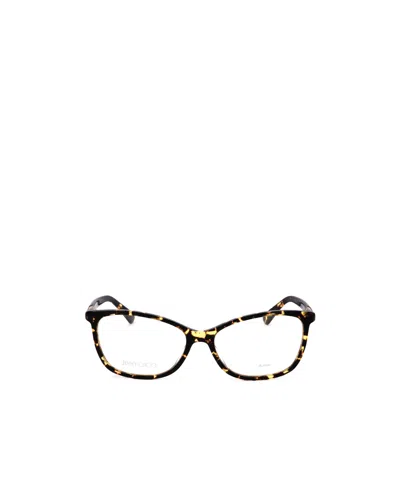 Jimmy Choo Eyewear Cat-eye Frame Glasses In White