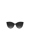 Jimmy Choo Eyewear Cat-eye Frame Sunglasses In Black
