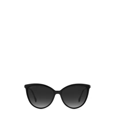 Jimmy Choo Eyewear Cat-eye Frame Sunglasses In Black