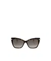 Jimmy Choo Eyewear Cat-eye Frame Sunglasses In Gray