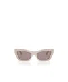 Jimmy Choo Eyewear Cat-eye Frame Sunglasses In Nude