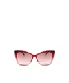 Jimmy Choo Eyewear Cat-eye Frame Sunglasses In Red