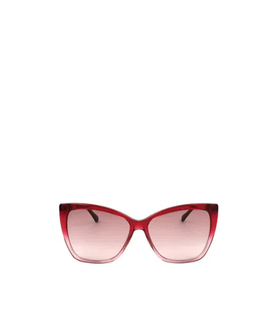 Jimmy Choo Eyewear Cat-eye Frame Sunglasses In Red