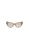 Jimmy Choo Eyewear Cat-eye Frame Sunglasses In White
