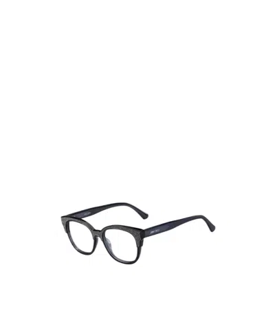 Jimmy Choo Eyewear Cat-eye Glasses In Black