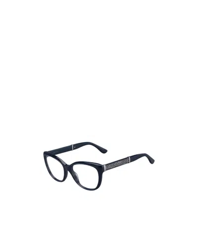Jimmy Choo Eyewear Cat-eye Glasses In Black