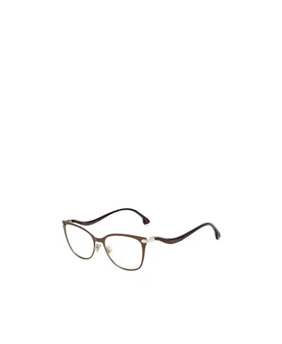 Jimmy Choo Eyewear Cat-eye Glasses In Brown