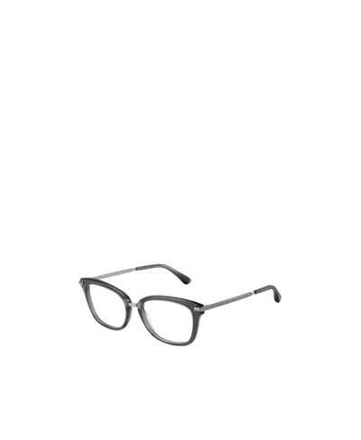 Jimmy Choo Eyewear Cat-eye Glasses In Gray