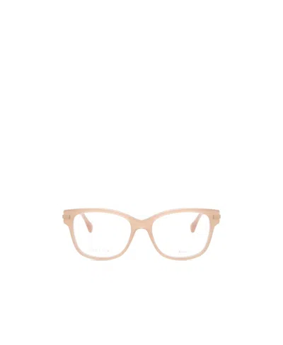 Jimmy Choo Eyewear Cat-eye Glasses In Nude
