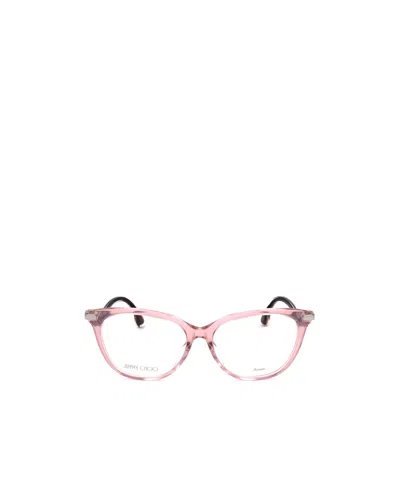 Jimmy Choo Eyewear Cat-eye Glasses In White