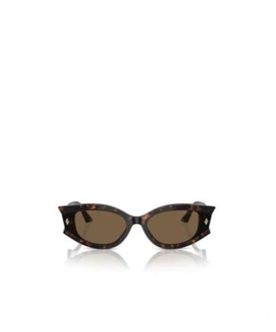 Jimmy Choo Eyewear Cat-eye Sunglasses In Brown