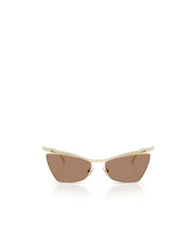 Jimmy Choo Eyewear Cat-eye Frame Sunglasses In Brown