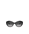 Jimmy Choo Womens Black Jc5007 Phantos-frame Actetate Sunglasses In Black
