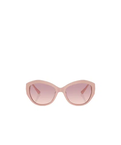 Jimmy Choo Eyewear Geometric Frame Sunglasses In Pink