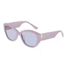 JIMMY CHOO JIMMY CHOO EYEWEAR GEOMETRIC FRAME SUNGLASSES