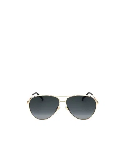Jimmy Choo Eyewear Jimena Aviator Sunglasses In Black