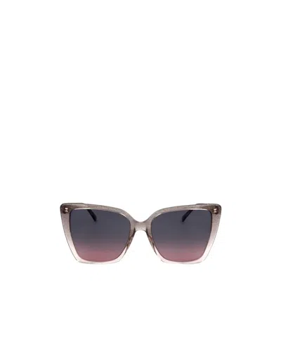 Jimmy Choo Eyewear Lessie Cat-eye Frame Sunglasses In Black