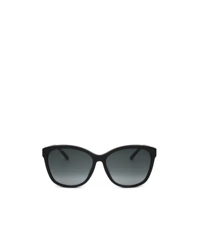 Jimmy Choo Eyewear Lidie Cat-eye Frame Sunglasses In Black