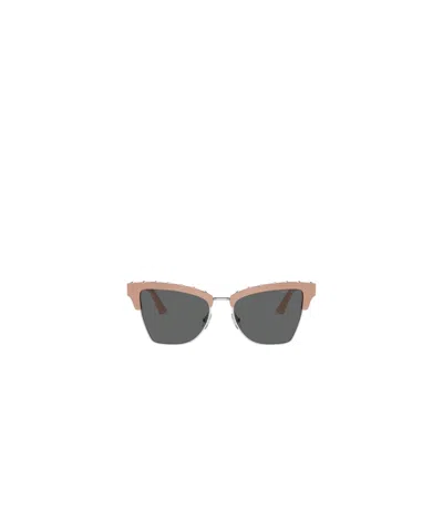 Jimmy Choo Eyewear Maxime Butterfly Frame Sunglasses In Gray