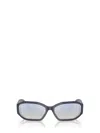 Jimmy Choo Eyewear Oval Frame Sunglasses In Blue
