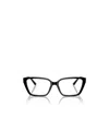 Jimmy Choo Eyewear Rectangle Frame Glasses In Black