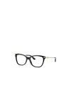 Jimmy Choo Eyewear Rectangle Frame Glasses In Black