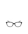 Jimmy Choo Eyewear Rectangle Frame Glasses In White