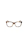 Jimmy Choo Eyewear Rectangle Frame Glasses In White