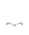 Jimmy Choo Eyewear Rectangle Frame Glasses In White