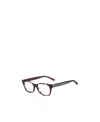 Jimmy Choo Eyewear Rectangular Frame Glasses In Black