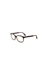 Jimmy Choo Eyewear Rectangular Frame Glasses In Black