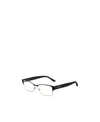 Jimmy Choo Eyewear Rectangular Frame Glasses In Black