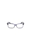 Jimmy Choo Eyewear Rectangular Frame Glasses In Blue
