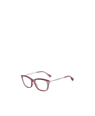 Jimmy Choo Eyewear Rectangular Frame Glasses In Multicolor