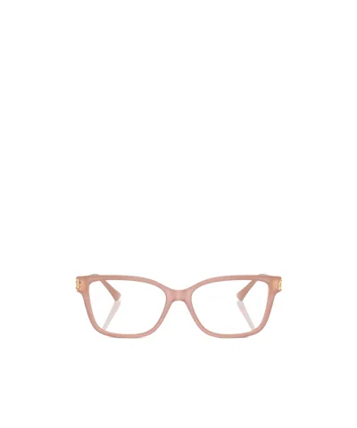 Jimmy Choo Eyewear Rectangular Frame Glasses In Pink