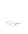 Jimmy Choo Eyewear Rectangular Frame Glasses In White