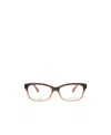 Jimmy Choo Eyewear Rectangular Frame Glasses In White