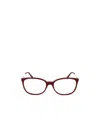JIMMY CHOO JIMMY CHOO EYEWEAR RECTANGULAR FRAME GLASSES