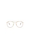 Jimmy Choo Eyewear Round Frame Glasses In Nude