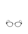 Jimmy Choo Eyewear Round Frame Glasses In White