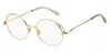 Jimmy Choo Eyewear Round Frame Glasses In White