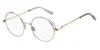 Jimmy Choo Eyewear Round Frame Glasses In White
