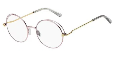 Jimmy Choo Eyewear Round Frame Glasses In White