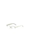 Jimmy Choo Eyewear Round Frame Glasses In White