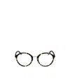 JIMMY CHOO JIMMY CHOO EYEWEAR ROUND FRAME GLASSES