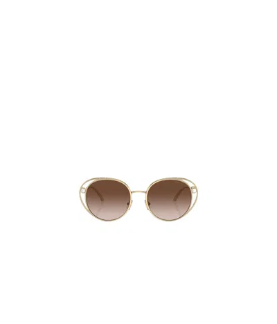 Jimmy Choo Eyewear Round Frame Sunglasses In Nude