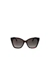 Jimmy Choo Eyewear Rua Cat-eye Sunglasses In Black