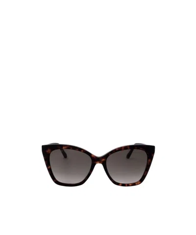 Jimmy Choo Eyewear Rua Cat-eye Sunglasses In Black