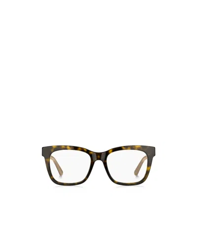 Jimmy Choo Eyewear Square Frame Glasses In Black