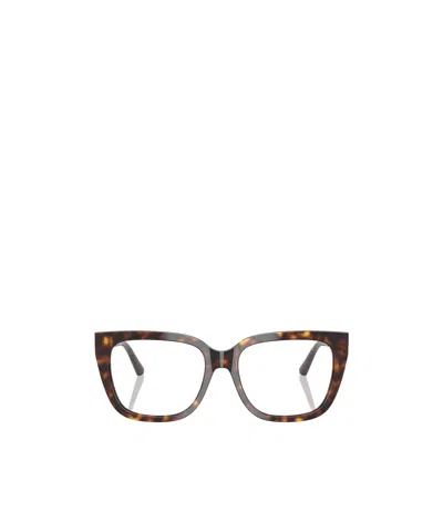Jimmy Choo Eyewear Square-frame Glasses In Black